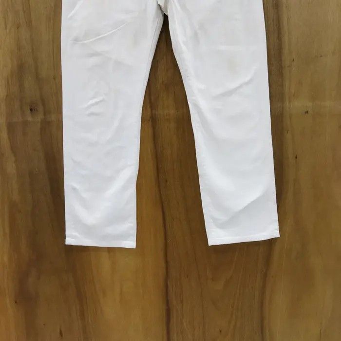 Japanese Brand × Uniqlo UNIQLO FADED WHITE YELLOW JEANS PANTS Size US 33 - 3 Thumbnail