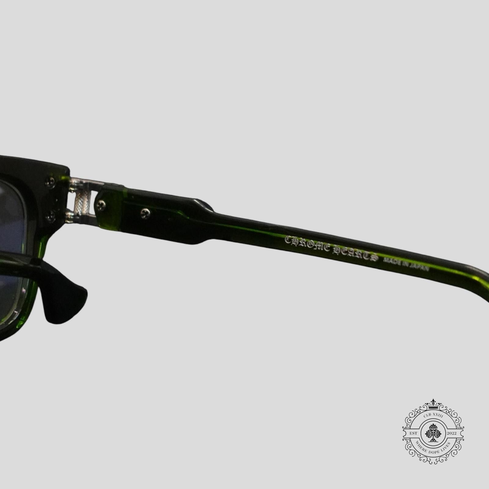 Chrome Hearts Chrome Hearts Bulge Glasses in Green/Silver Size ONE SIZE - 5 Thumbnail