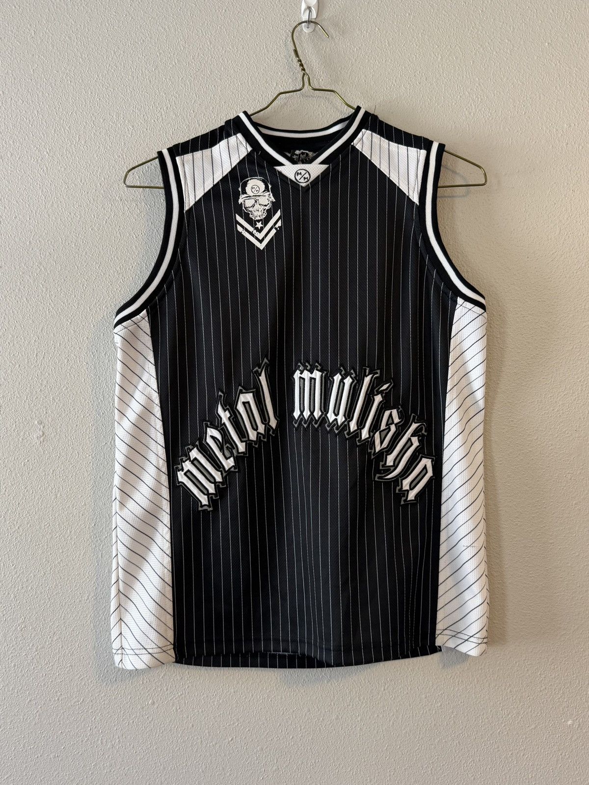 Metal Mulisha vintage y2k metal mulisha grunge 2000s pinstriped jersey S Size US S / EU 44-46 / 1 - 1 Thumbnail