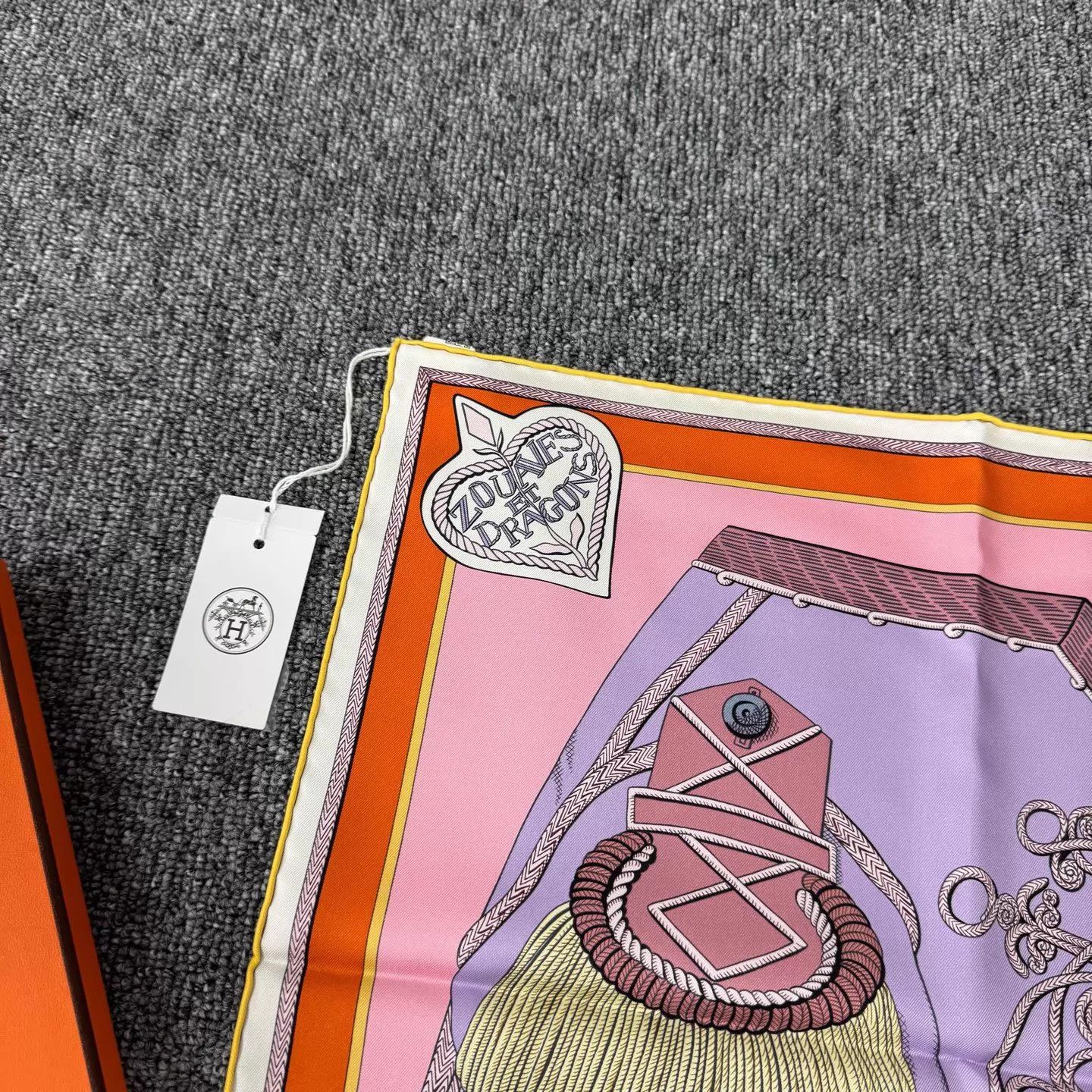 Hermes Hermes Zouave et Dragon Silk Scarf New with Tags Size ONE SIZE - 3 Thumbnail