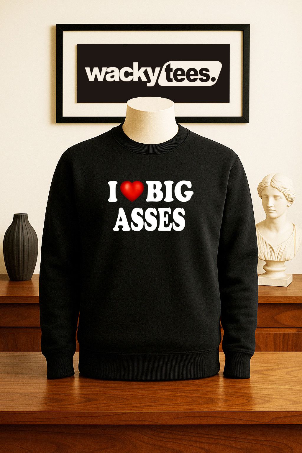 Other I Love Big Asses I Heart Butts Adult Humor Graphic Tee Shirt Size US L / EU 52-54 / 3 - 3 Thumbnail