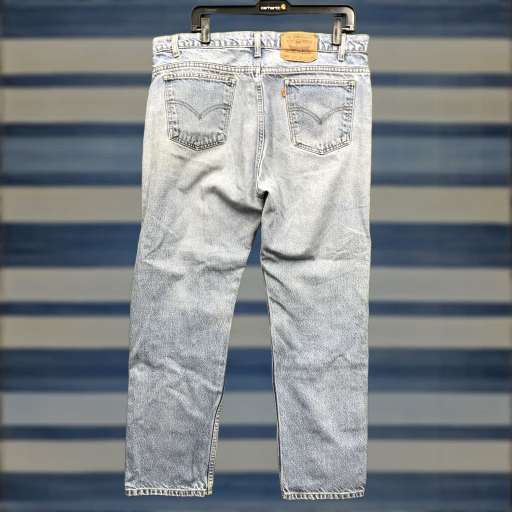 Levi's VINTAGE Levi's 505 Jeans Mens 38x30 Denim Blue Straight 5-Pocket USA Workwear Distressed Slimmed Fit Regular Mens Size US 38 / EU 54 - 1 Thumbnail