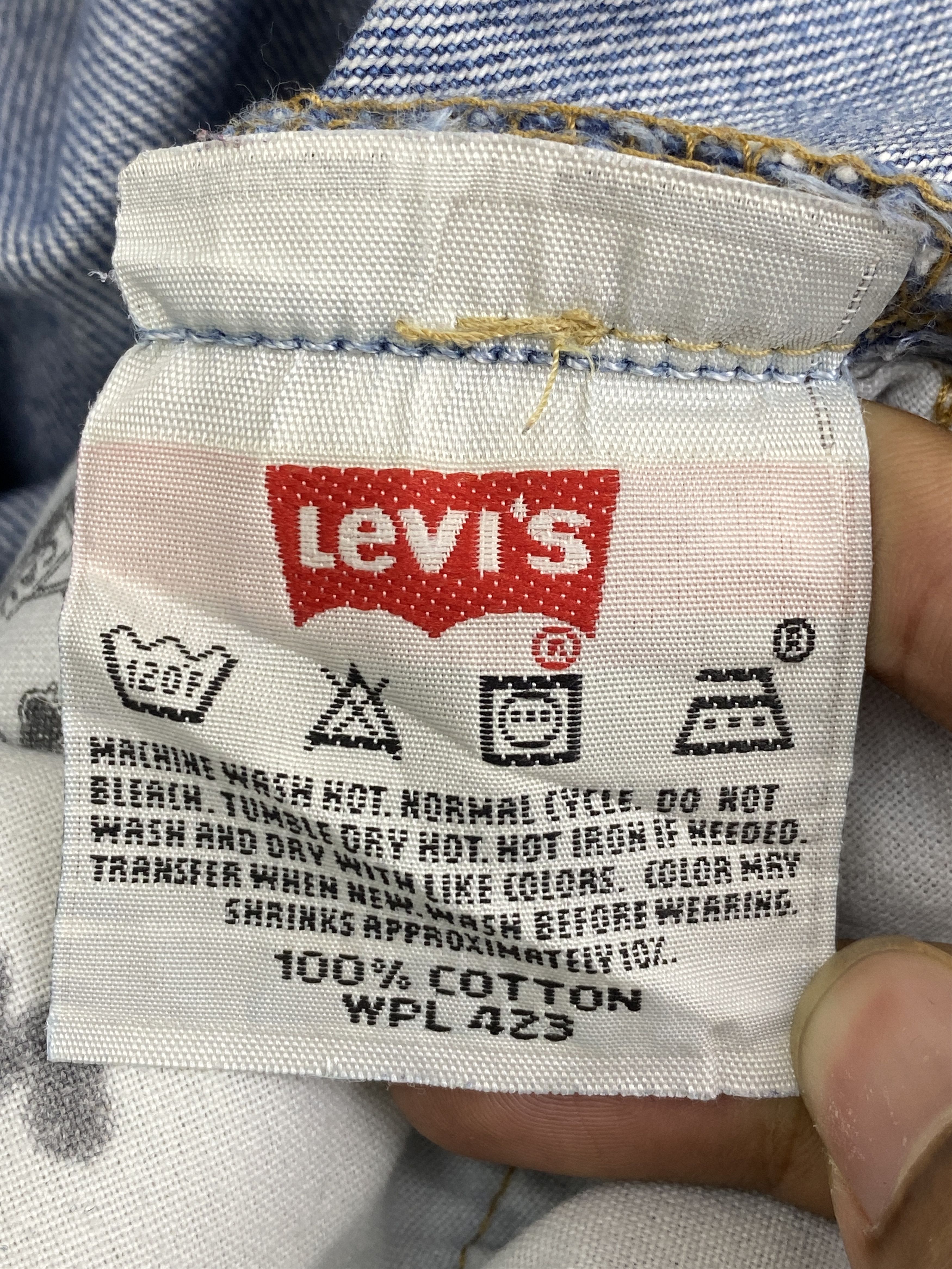Levi's Faded Blue Vintage Levis 501 Jeans DP2773 Size US 28 / EU 44 - 5 Thumbnail