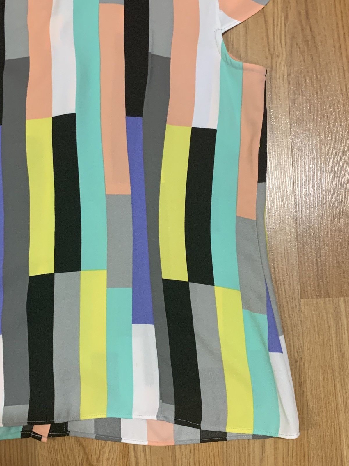 Worthington SzM- Worthington Colorblock Retro Style Button Up Blouse Size M / US 6-8 / IT 42-44 - 15 Thumbnail
