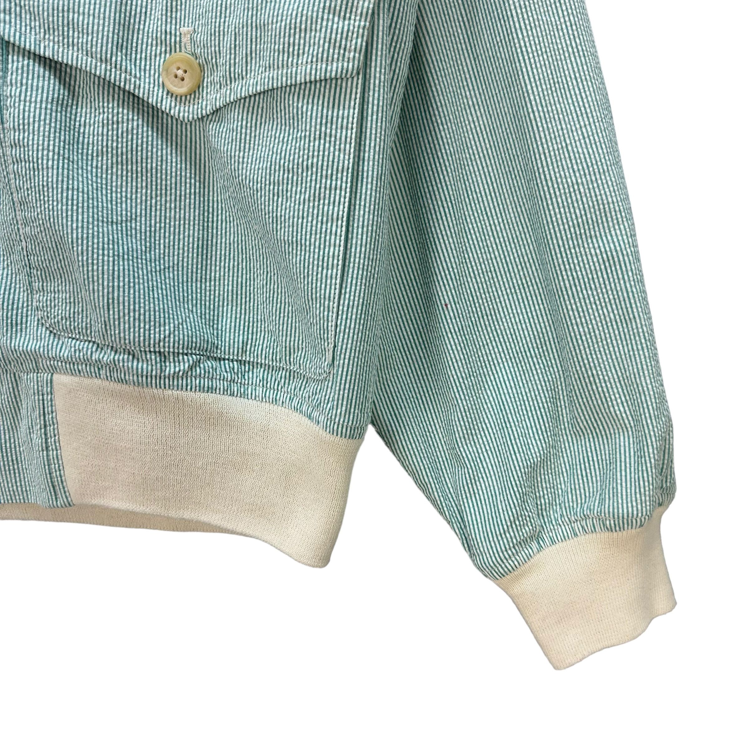 Polo Ralph Lauren 90's POLO RL 3 POCKET STRIPED BOMBER JACKET #8871-033 Size US L / EU 52-54 / 3 - 5 Thumbnail
