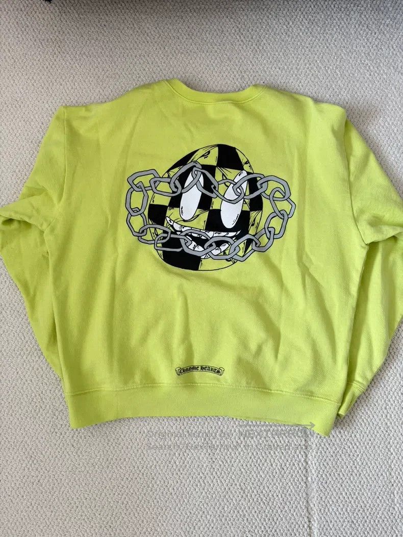 Chrome Hearts Chrome Hearts Size L Fluorescent green mattyboy sweater Size US L / EU 52-54 / 3 - 3 Thumbnail