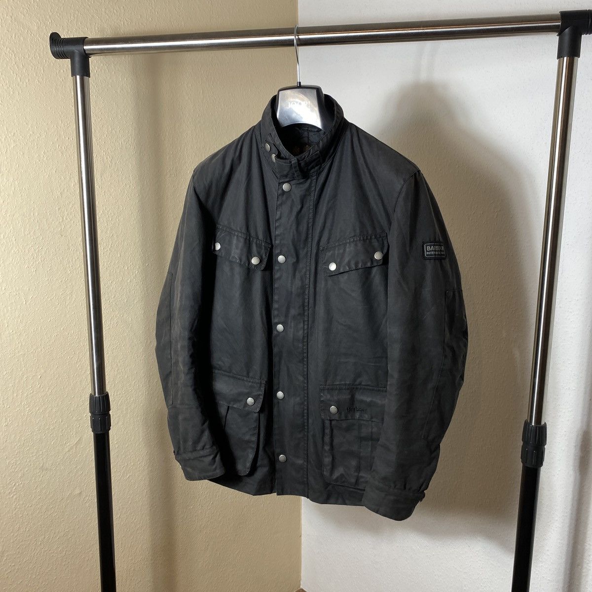 Barbour Wax jacket Barbour International black Size US S / EU 44-46 / 1 - 1 Thumbnail