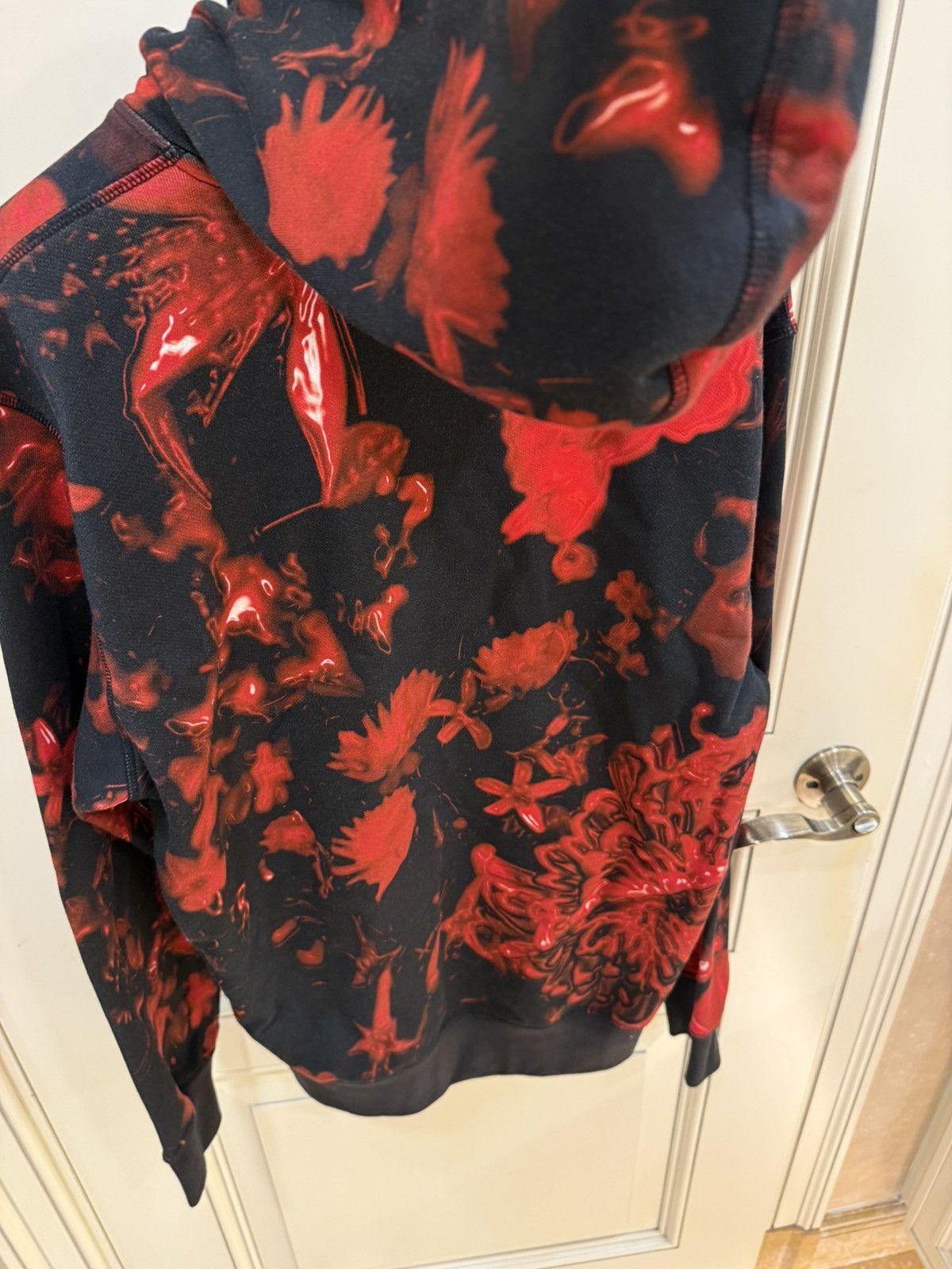 Alexander McQueen Floral print hoodie size M Size US M / EU 48-50 / 2 - 13 Thumbnail