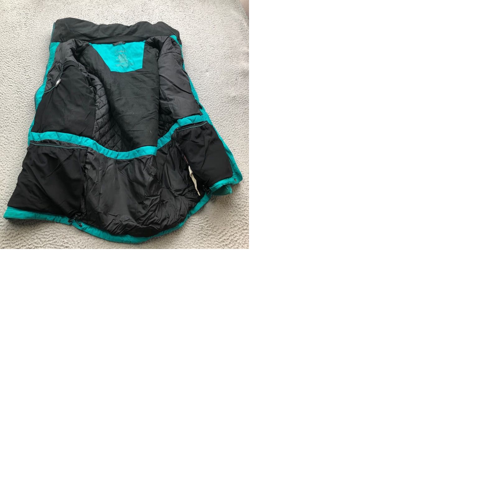 Vintage VINTAGE LL Bean Primaloft Snow Ski Jacket Hooded Womens XS Turquoise Green 258987 Size XS / US 0-2 / IT 36-38 - 9 Thumbnail