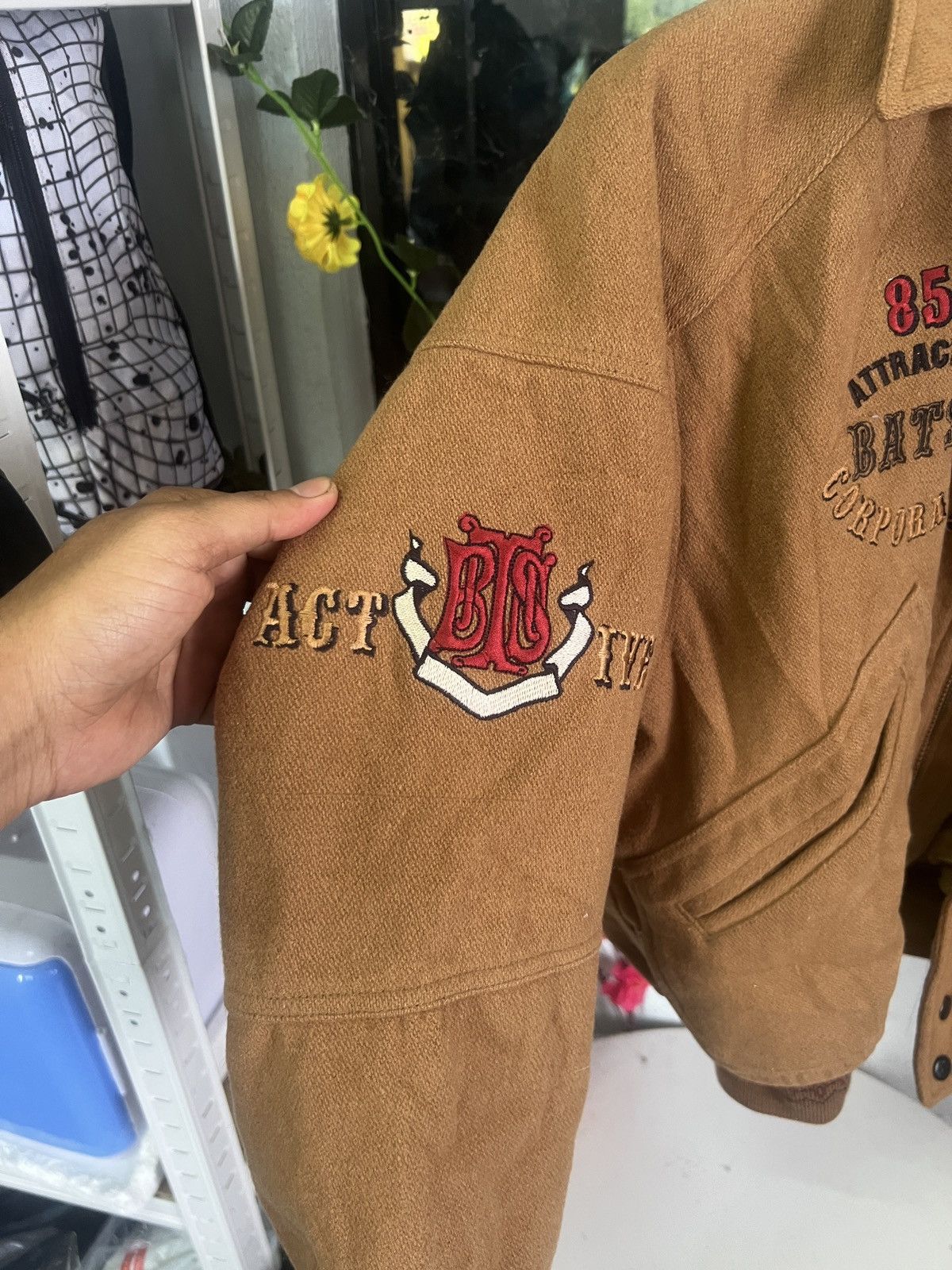 Japanese Brand Vintage BRAND BATSU CO LTD VARSITY JACKET Size US M / EU 48-50 / 2 - 4 Thumbnail
