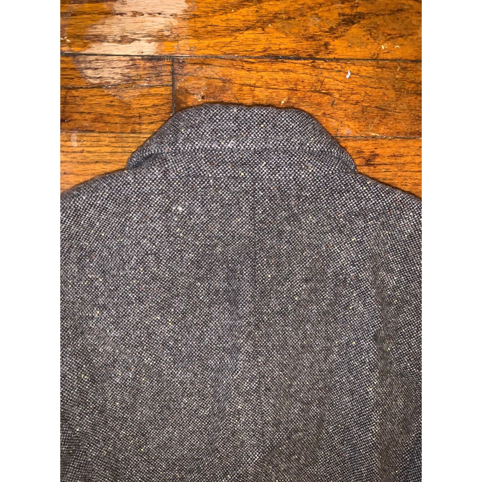 American Eagle Outfitters American Eagle Wool Tweed Blazer Womens XS Grey Herringbone Size XS / US 0-2 / IT 36-38 - 10 Thumbnail