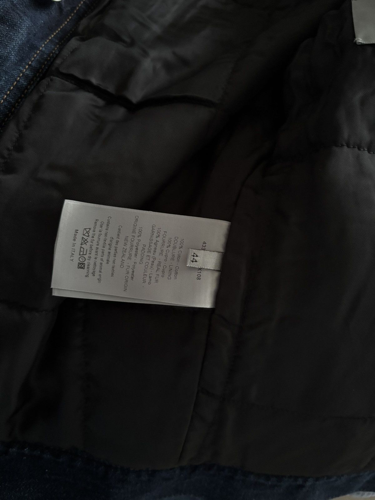 Dior FW14 Denim Trucker Jacket - Sherpa Collar Size US S / EU 44-46 / 1 - 4 Thumbnail