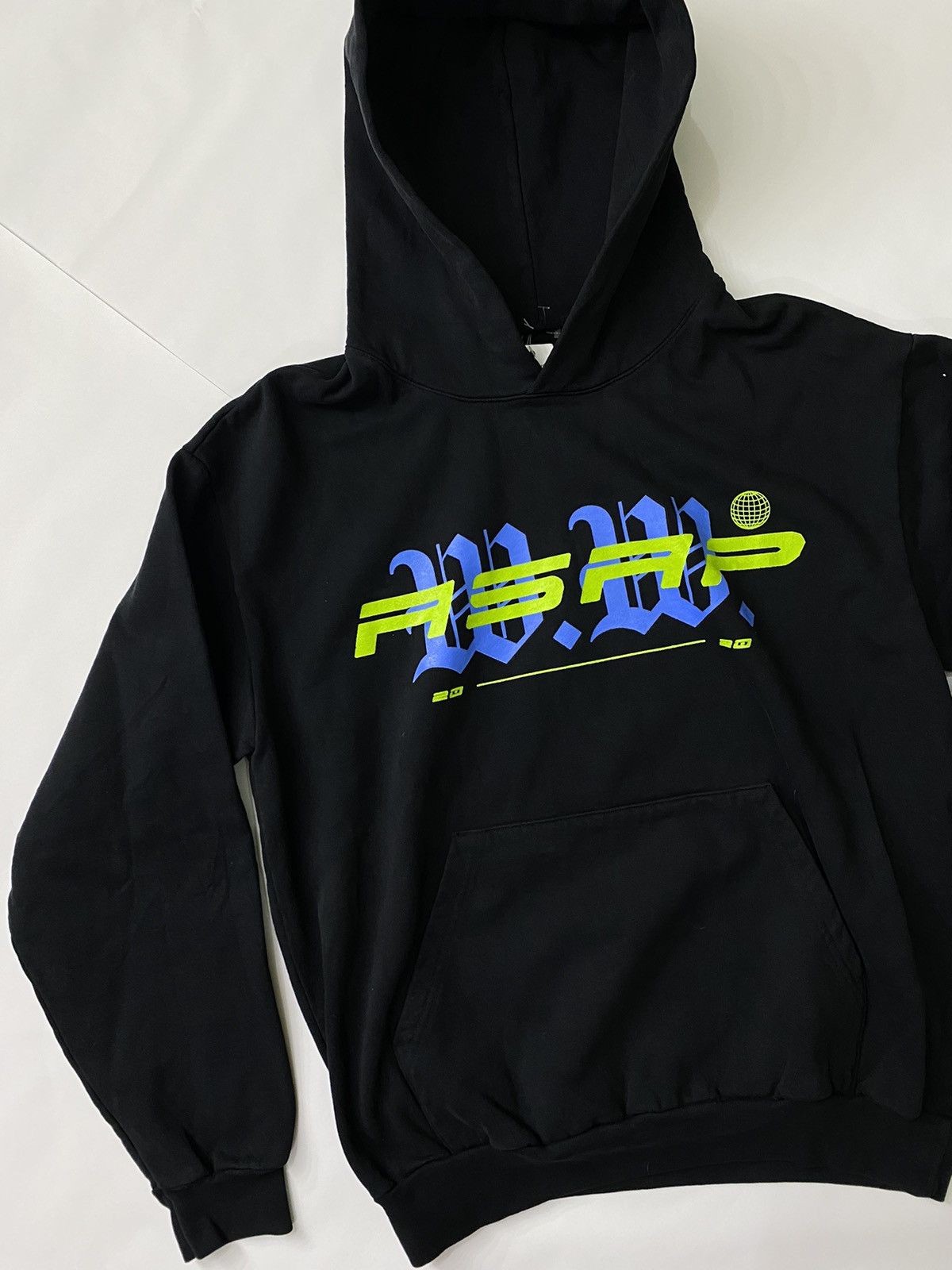 image of Asap Rocky x Awge Asap Mob Hoodie in Black, Men's (Size Medium)