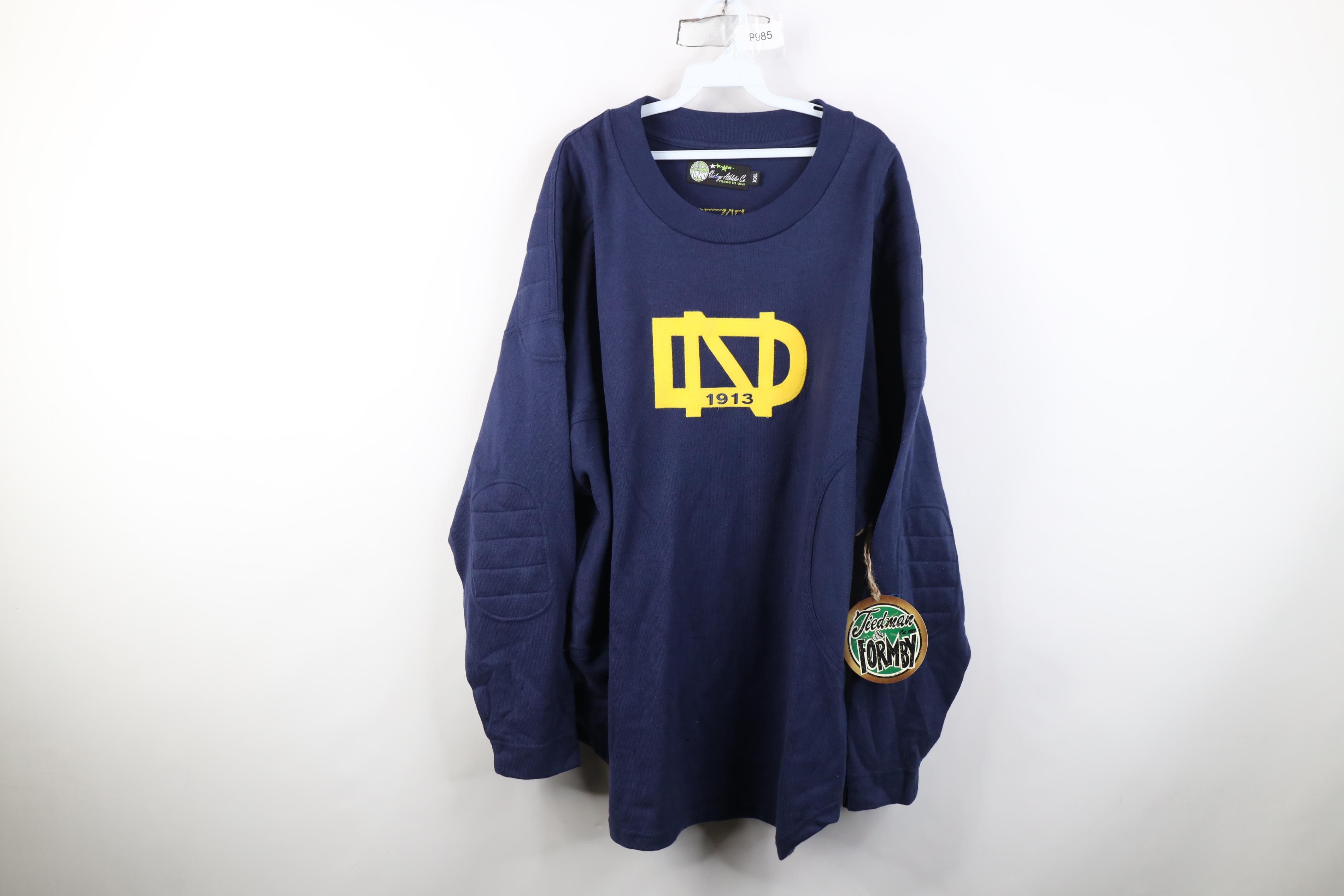 Vintage New Tiedman Formby Rockne Notre University Jersey Sweater Size US XXL / EU 58 / 5 - 1 Thumbnail