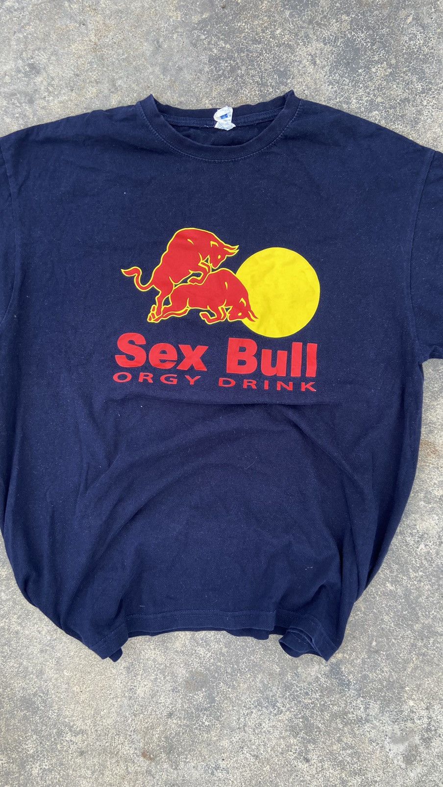 Designer × Red Bull 🟤 Crazy Funny Sex Bull Tee shirt 🟤Y2K🟤 Size US L / EU 52-54 / 3 - 3 Thumbnail