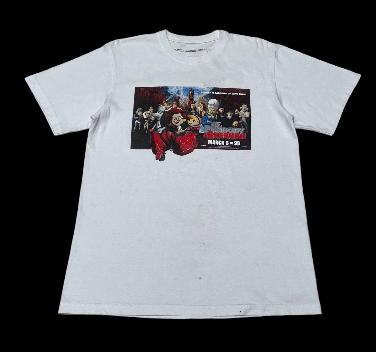 Vintage Movie Mr. Peabody & Sherman T-Shirt 2014 Size US M / EU 48-50 / 2 - 1 Thumbnail