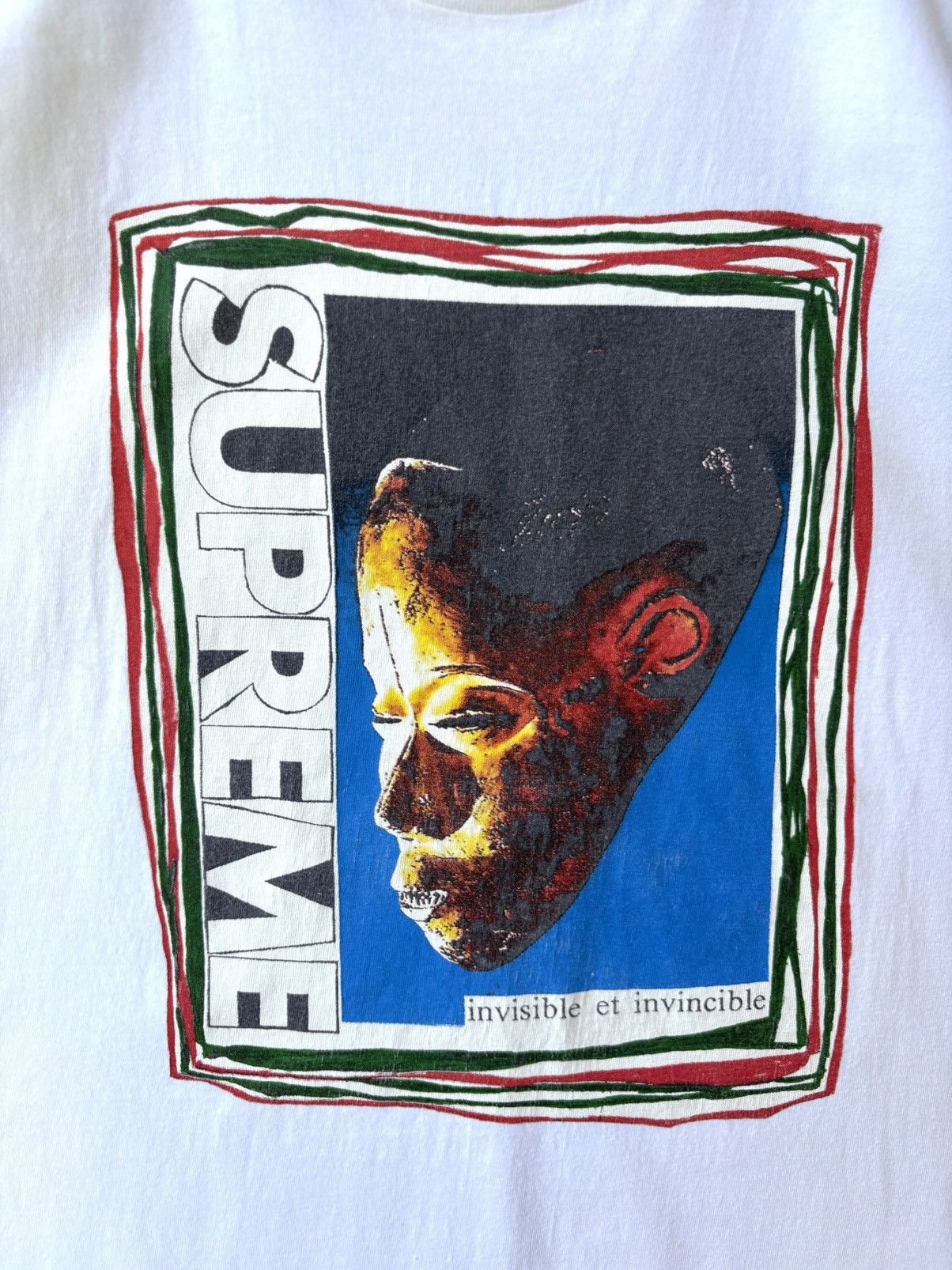 Supreme Supreme Mask Tee in White SS22 Collection Size US XL / EU 56 / 4 - 3 Thumbnail