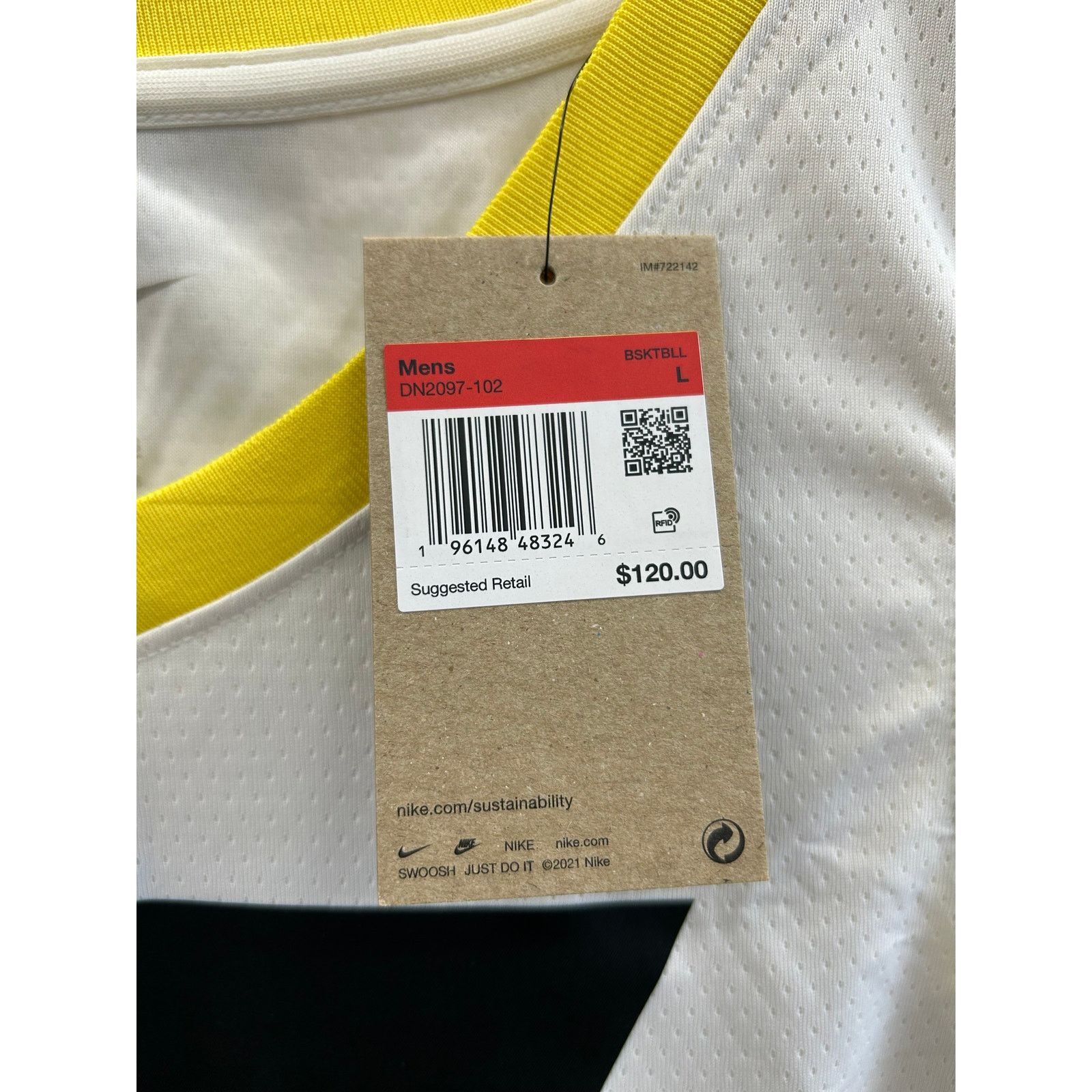 Nike New Utah Jazz Bojan Bogdanović Basketball jersey size Large Size US L / EU 52-54 / 3 - 3 Thumbnail