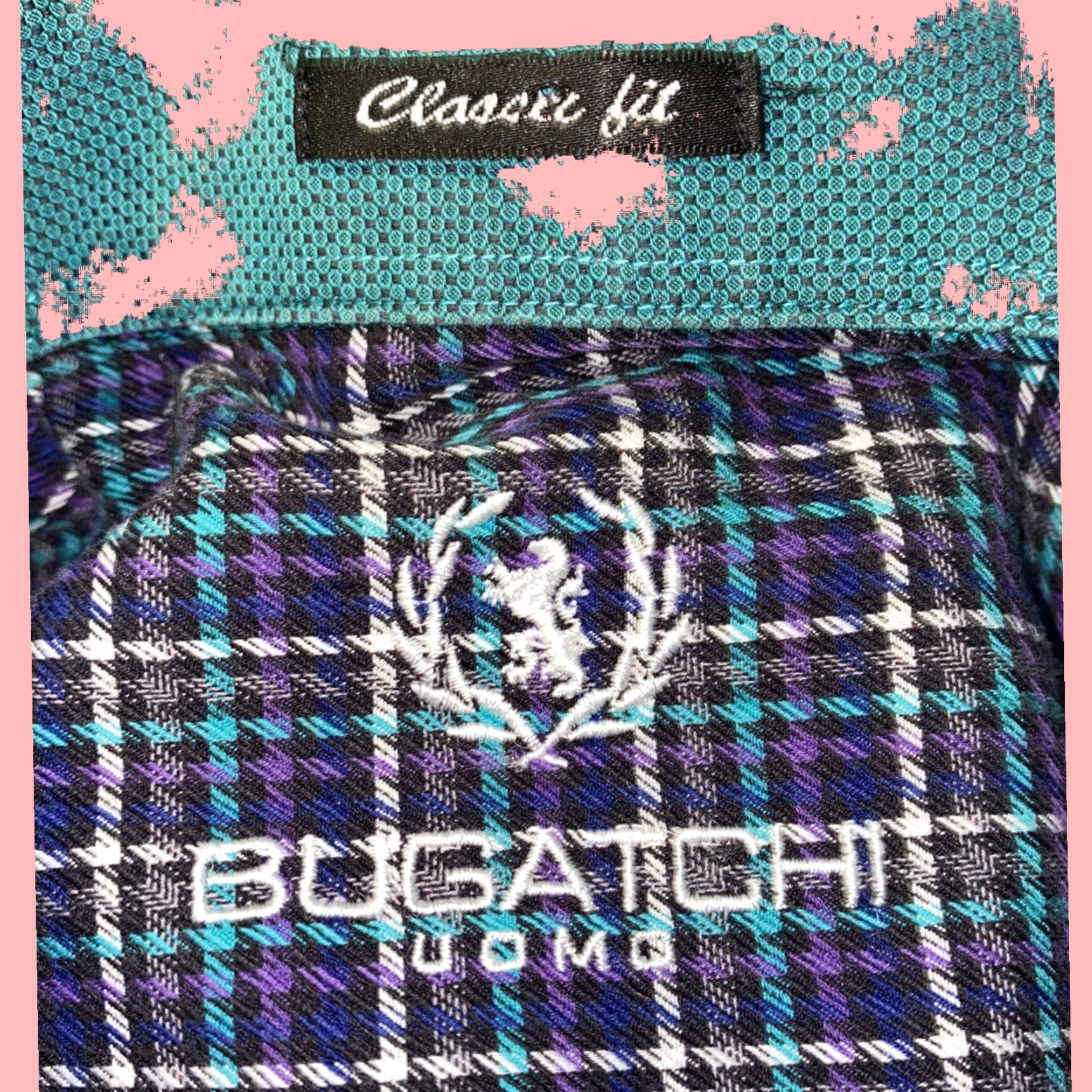 BUGATCHI Bugatchi Uomo Plaid Long Sleeve Button Up Shirt Multicolor Large Mens Size US L / EU 52-54 / 3 - 6 Thumbnail