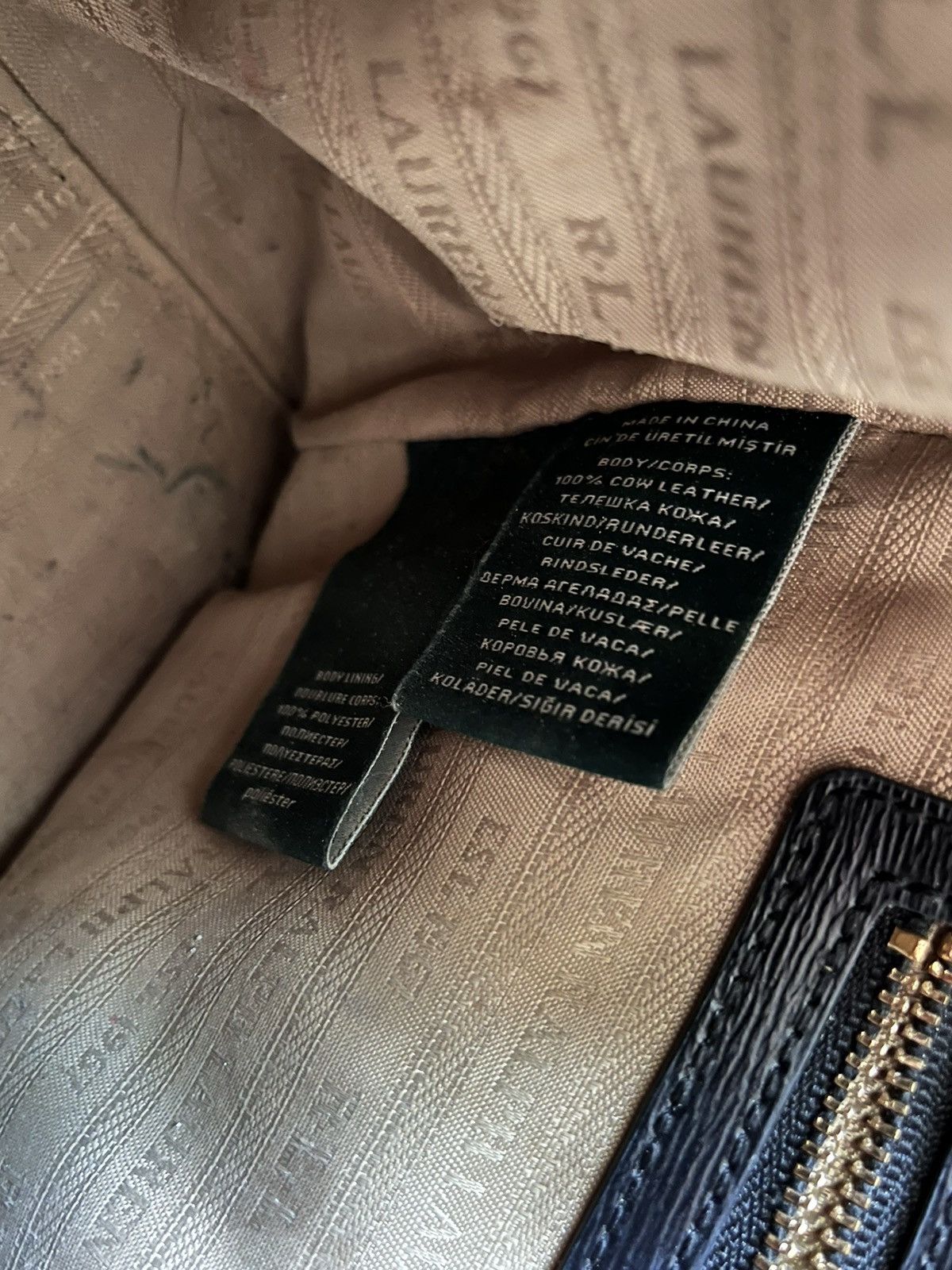 Polo Ralph Lauren × Vintage Vintage woman Polo Ralph Lauren Bag Calfskin Size ONE SIZE - 22 Thumbnail