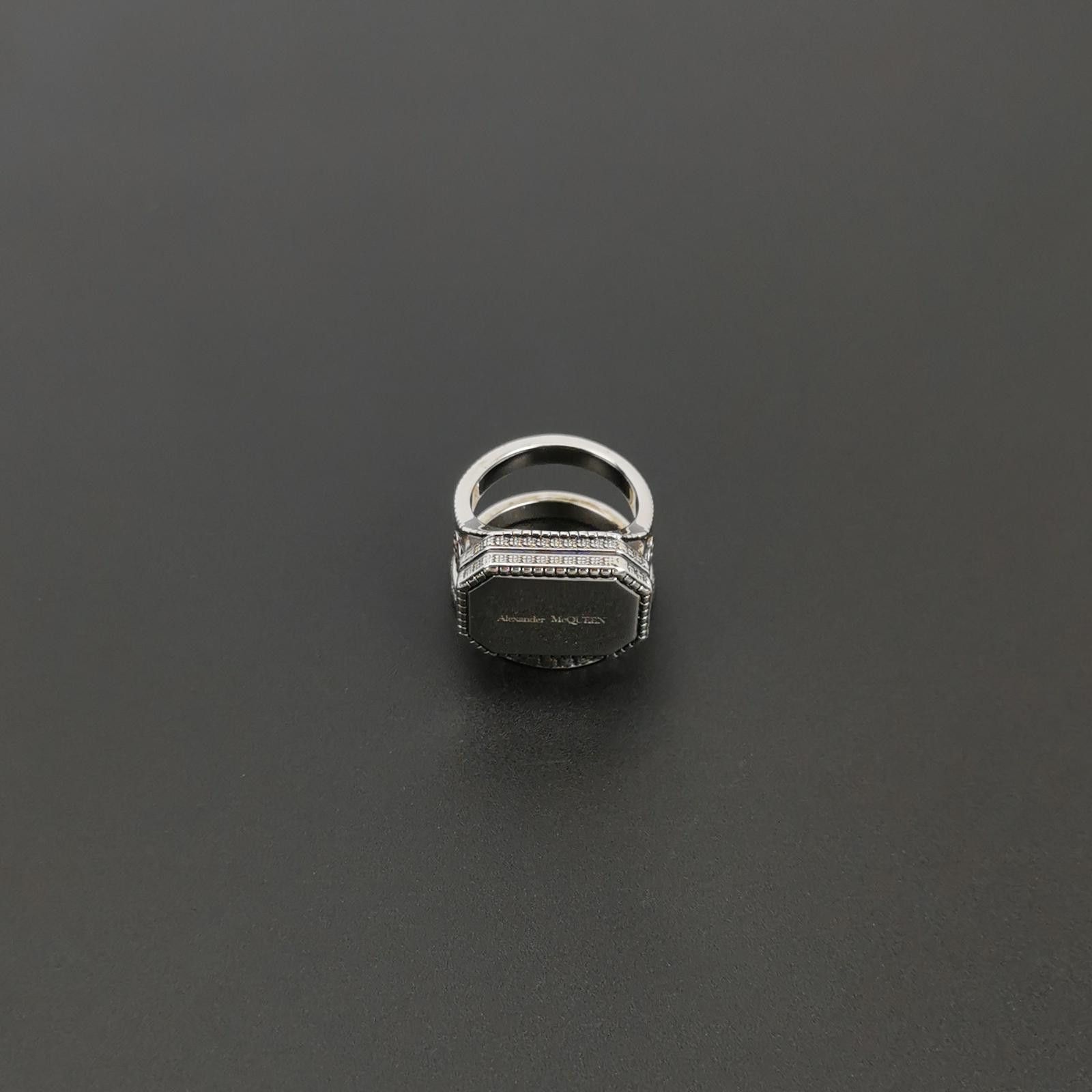 Alexander McQueen Alexander McQueen Logo Ring Size 17 -z2505 Size ONE SIZE - 5 Thumbnail