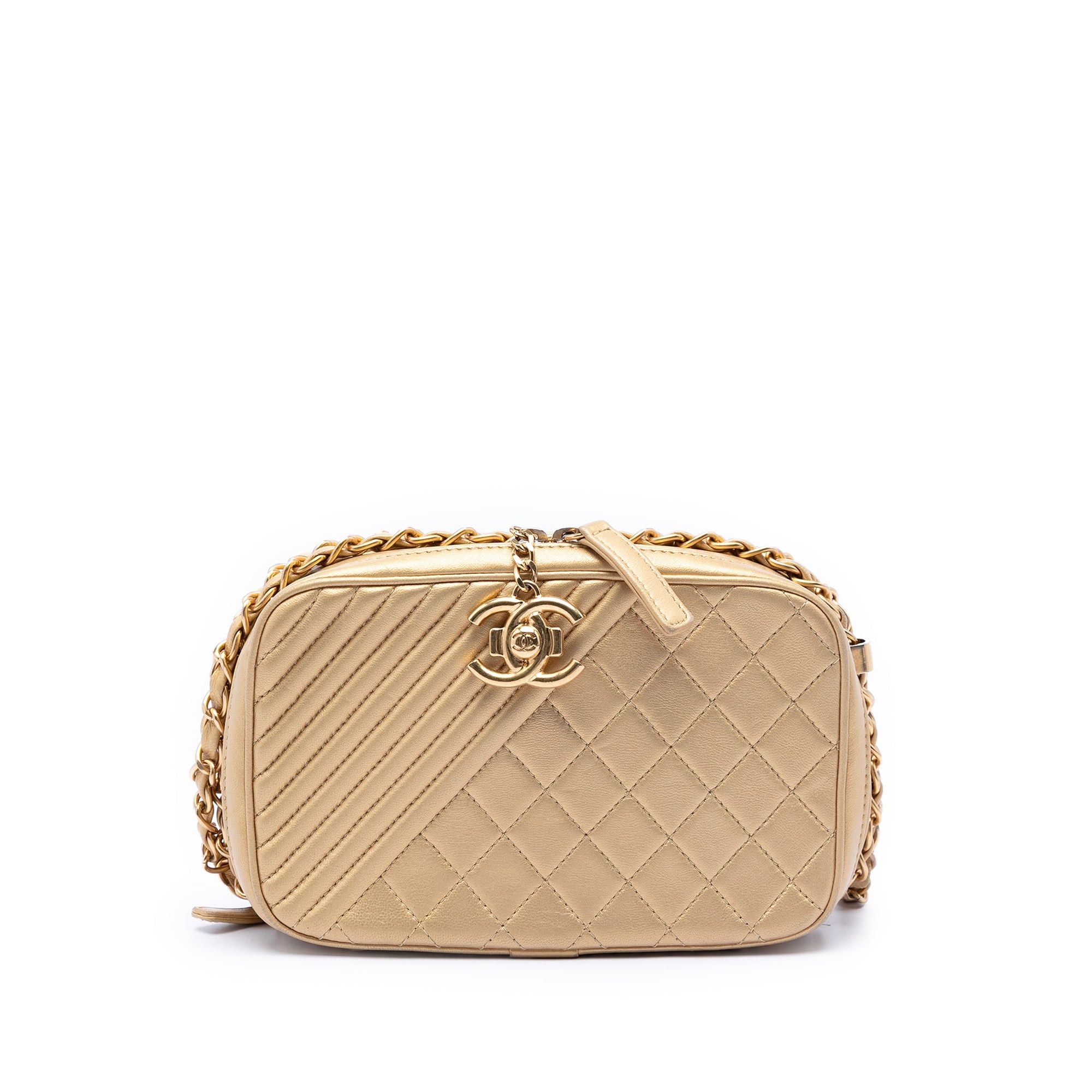 Chanel Small Quilted Lambskin Coco Boy Camera Bag Size ONE SIZE - 1 Thumbnail