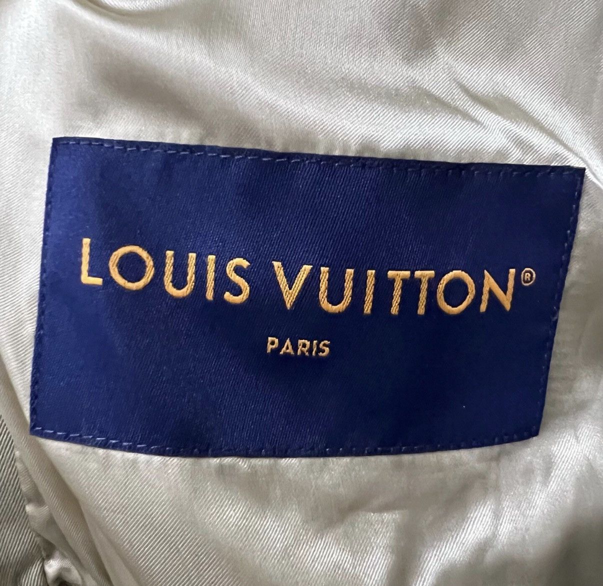 Louis Vuitton Louis Vuitton Khaki Embroidered Logo Baseball Jacket J41 Size US M / EU 48-50 / 2 - 3 Thumbnail