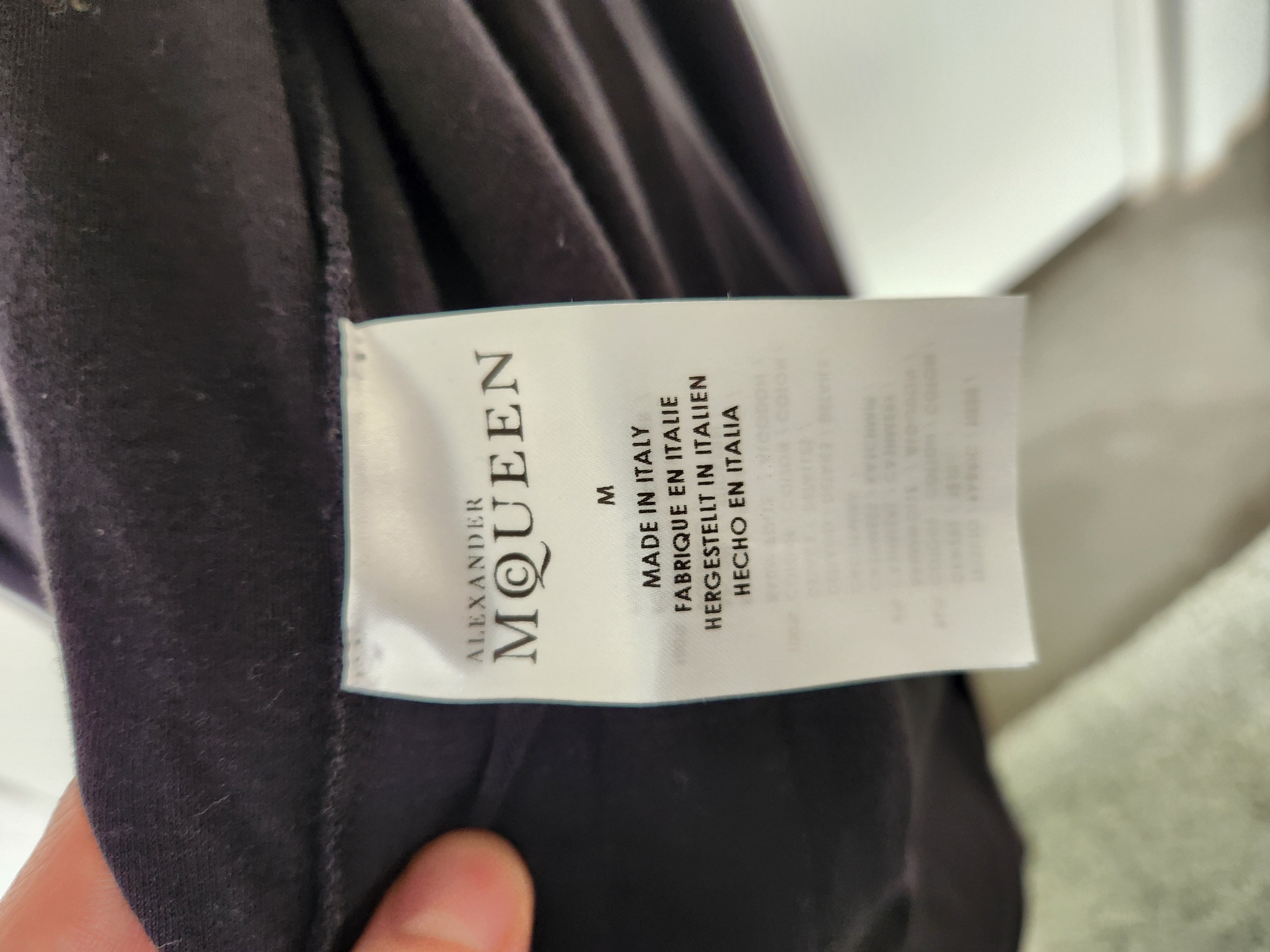 Alexander McQueen Asymmetrical black zipper light weight jacket w/ hood Size US M / EU 48-50 / 2 - 4 Thumbnail