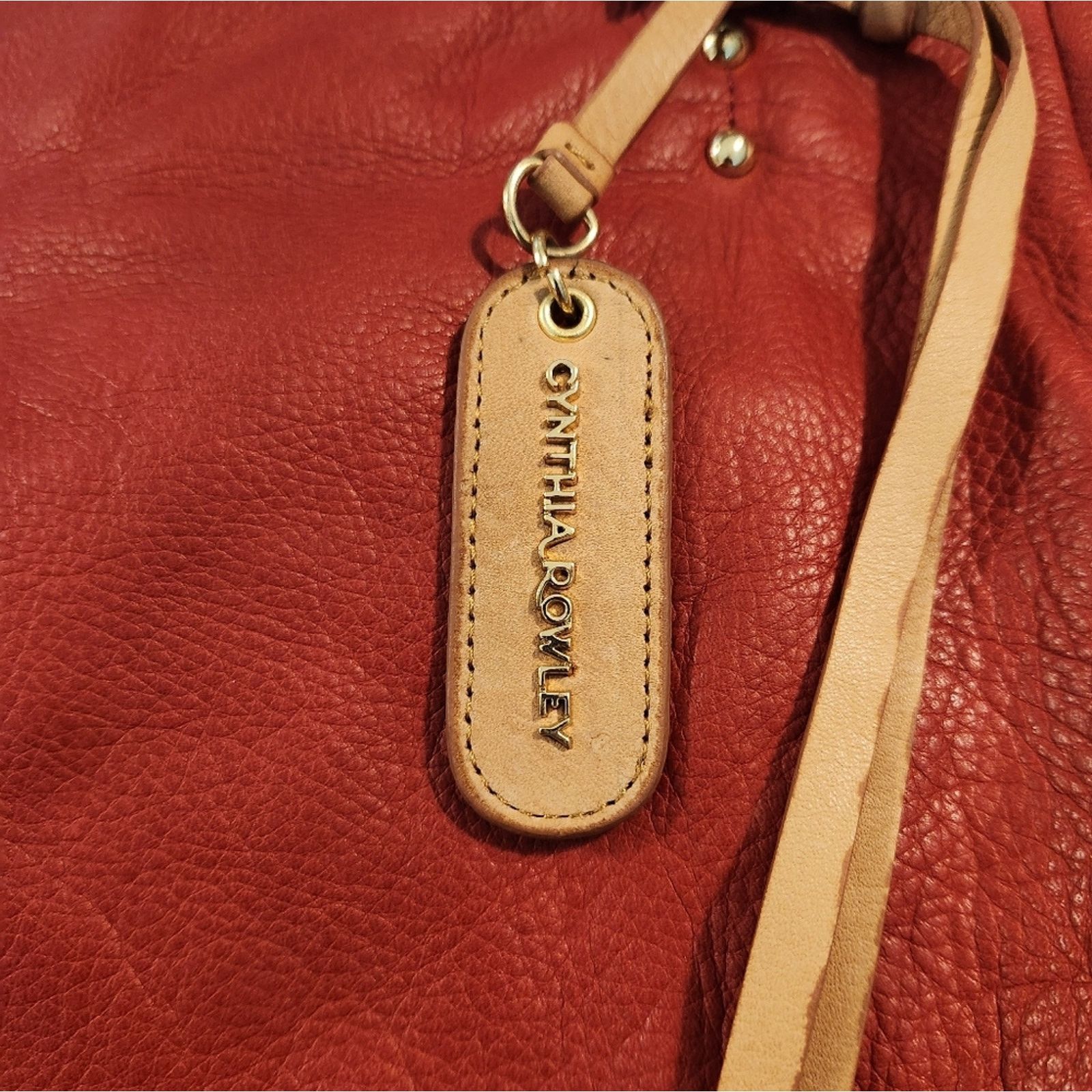 Cynthia Rowley Incredible Cynthia Rowley red leather tote Shoulder Bag Size ONE SIZE - 3 Thumbnail