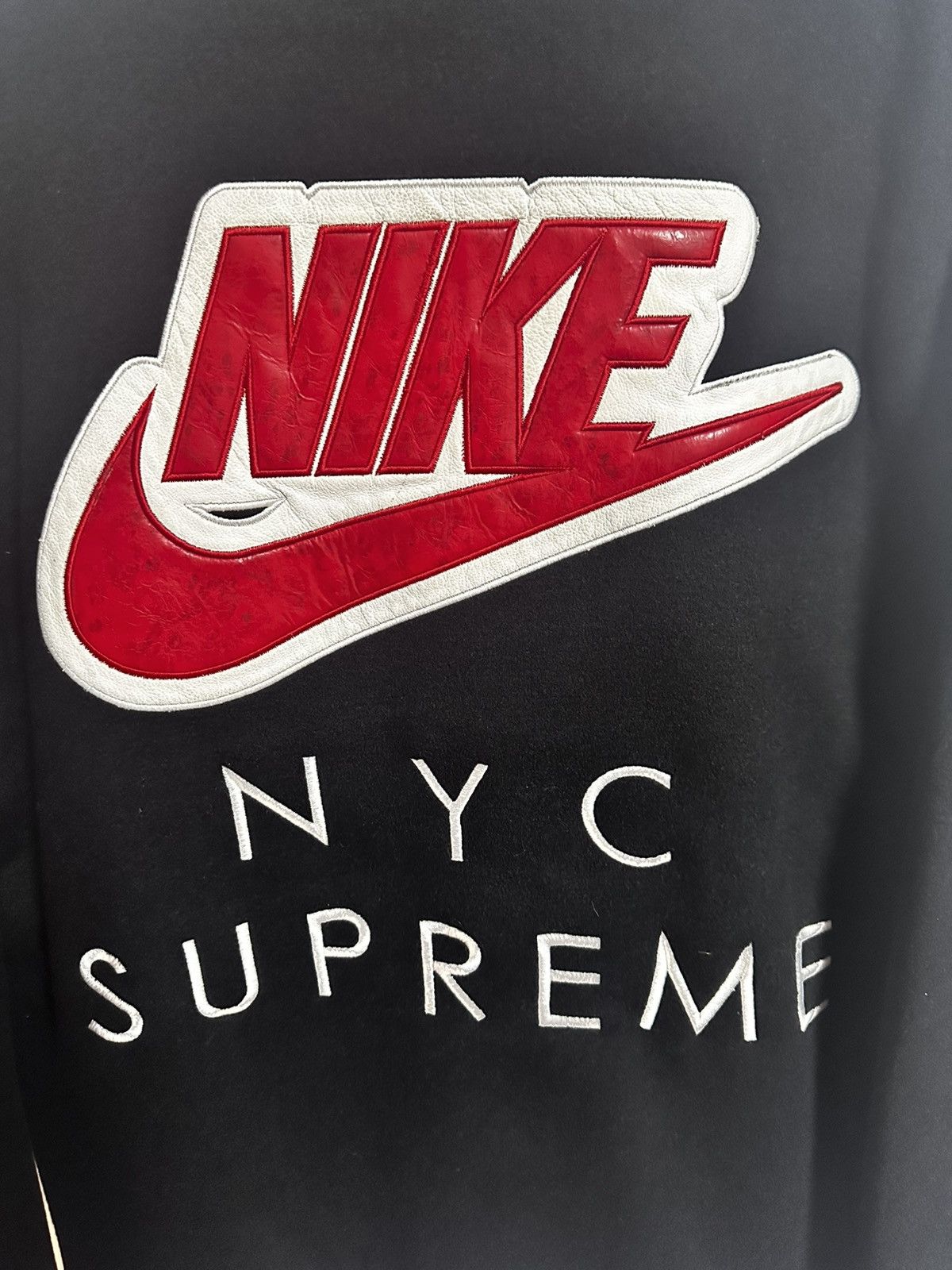 Nike × Supreme Supreme Nike SB varsity jacket Size US L / EU 52-54 / 3 - 2 Thumbnail
