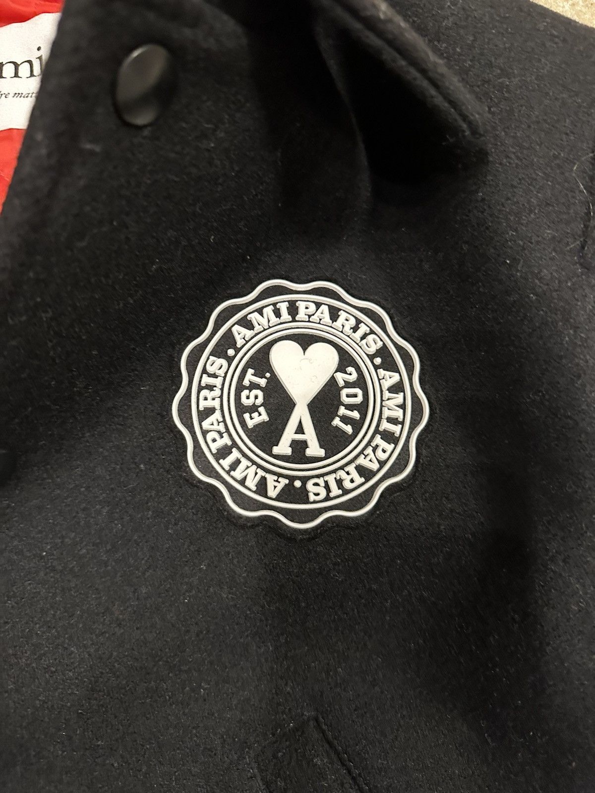 AMI Ami De Couer Bomber Varsity Jacket Size US S / EU 44-46 / 1 - 3 Thumbnail