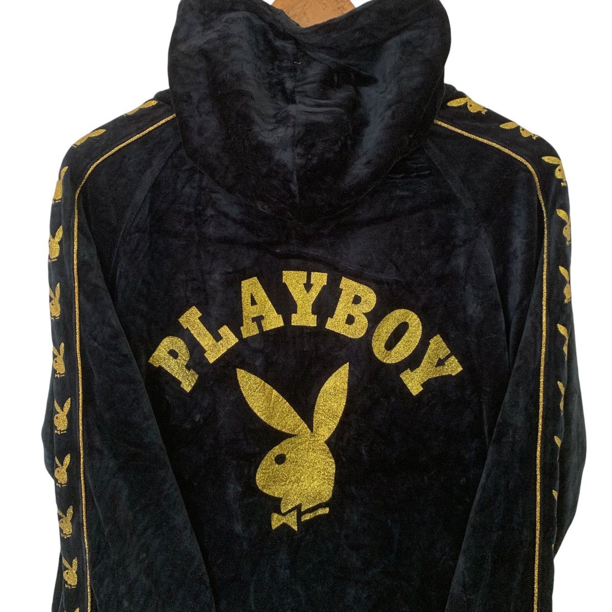 Playboy × Vintage Rare Vintage Playboy Sweater Fleece Hoodie Side Logo Size US M / EU 48-50 / 2 - 5 Thumbnail