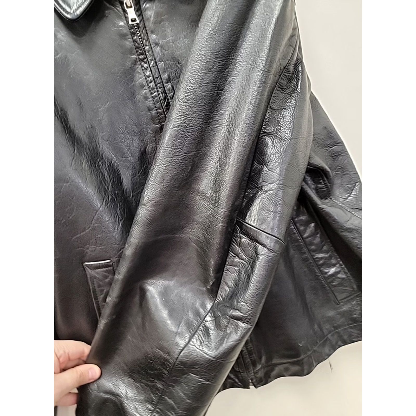 Banana Republic Banana Republic Jacket Size XL Black Genuine Leather Mens Size US XL / EU 56 / 4 - 5 Thumbnail