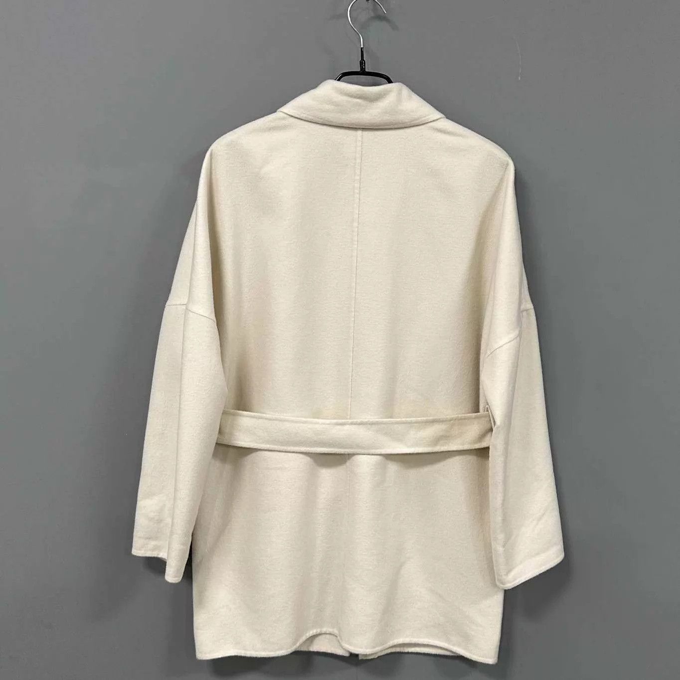 Hermes HERMES Cream Cashmere Coat Women's Size 36 Size XS / US 0-2 / IT 36-38 - 3 Thumbnail