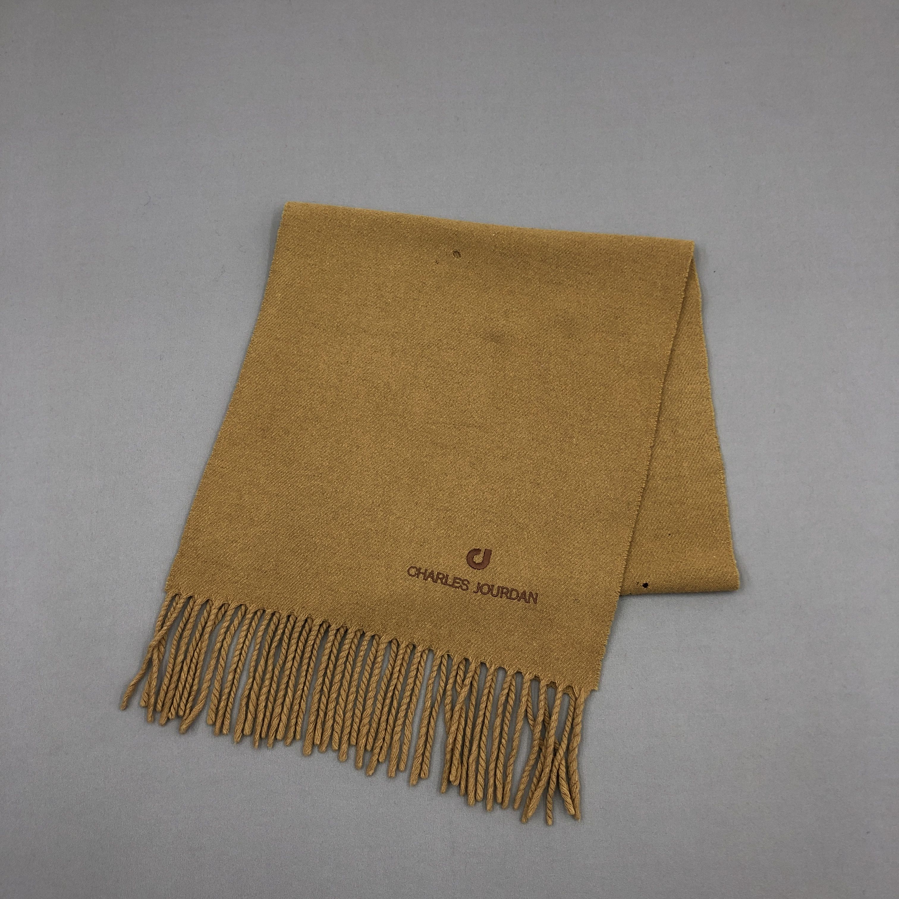 Charles Jourdan Vintage Charles Jourdan Scarf Muffler Wool Cashmere Scarves Size ONE SIZE - 3 Thumbnail