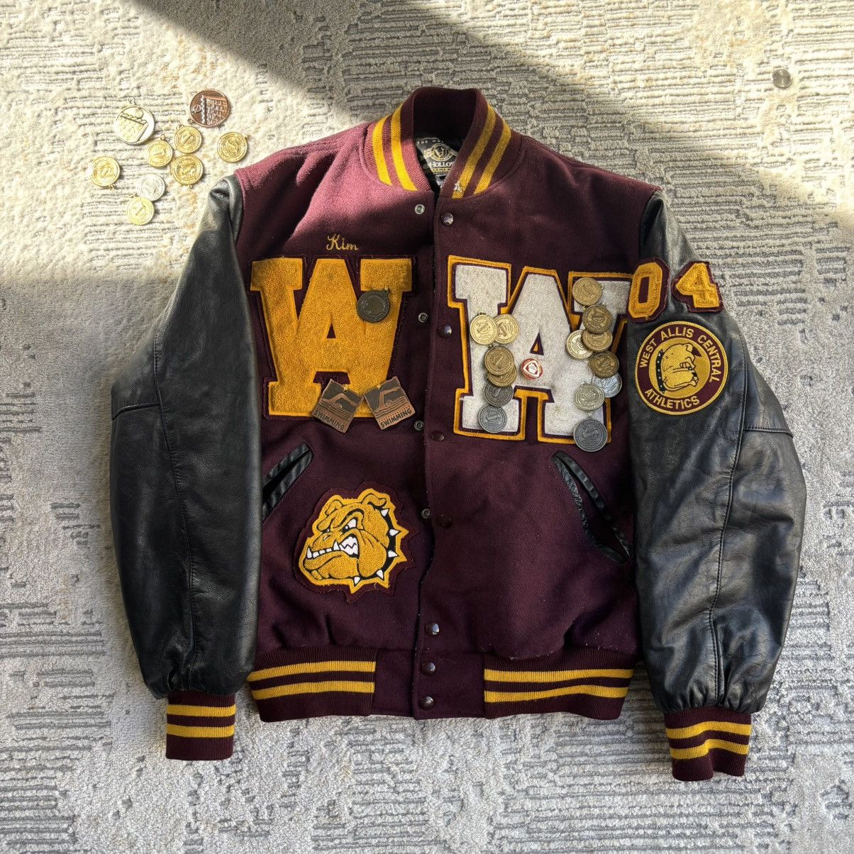 Vintage 90s West Allis Central Bulldogs Lettermen Jacket