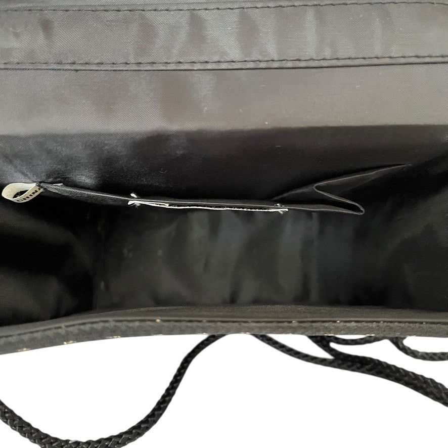 Vintage Vintage Whiting & Davis Black Jacquard Box Evening Bag Size ONE SIZE - 4 Thumbnail
