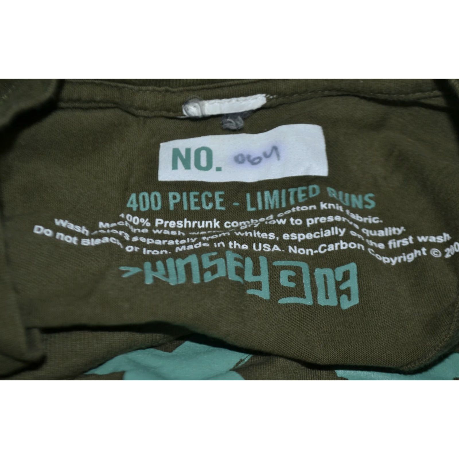Vintage VINTAGE Kinsey T-Shirt Black XL Men Graphic Tee Limited Edition Unlearn Dave Kinsey 2003 Street Art Graffiti BLK/MRKT Shirt Mens Size US XL / EU 56 / 4 - 4 Thumbnail