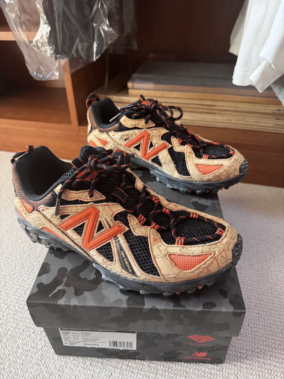 Joe Freshgoods × New Balance NB x JFG 610 L’il Desert - Brown Orange - Worn Once Size US 11 / EU 44 - 7 Thumbnail