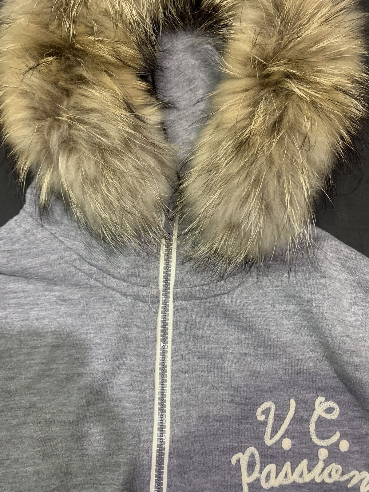 Beauty Beast Fur Zip Hoodie Vent Couvert Grey Lgb Ifsixwasnine style Size US M / EU 48-50 / 2 - 4 Thumbnail