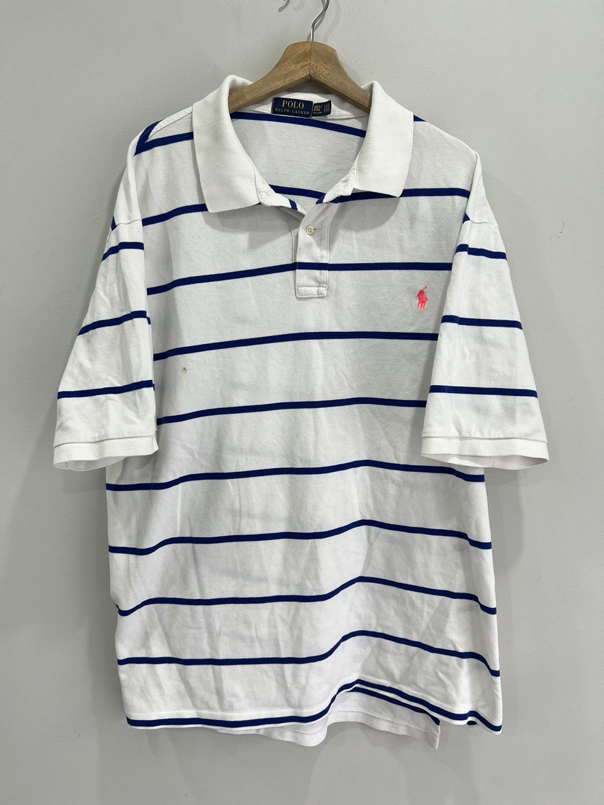 Ralph Lauren Vintage Ralph Lauren Polo Striped shirt 3XL Size US XXL / EU 58 / 5 - 1 Thumbnail