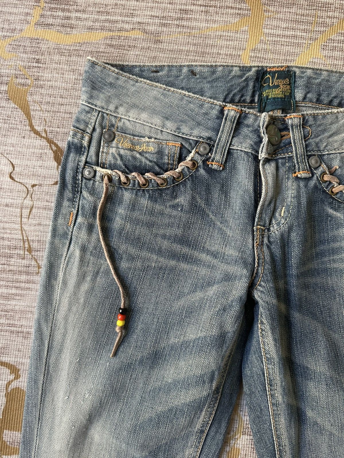 Other FLARE Vienus Native Design Distressed Denim Size 27" / US 4 / IT 40 - 11 Thumbnail