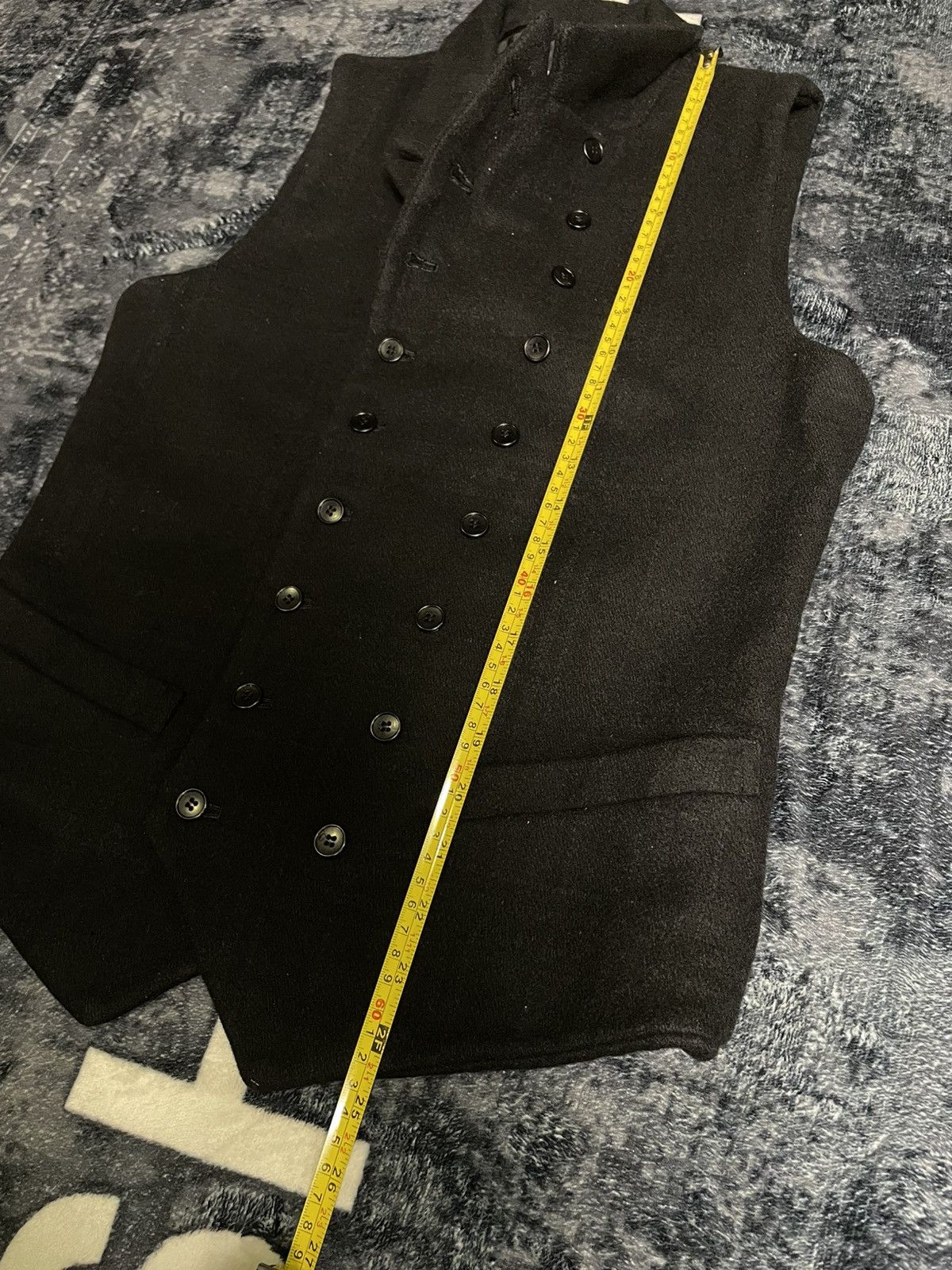 Number (N)ine × Pledge Pledge Wool Plaid Vest Size 38S - 14 Thumbnail