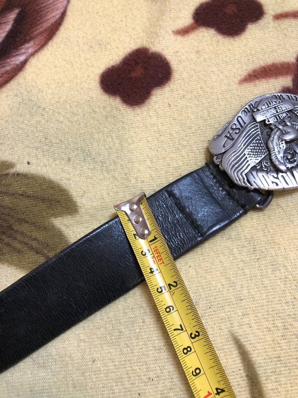Harley Davidson Harley Davidson vintage leather bike belt Size ONE SIZE - 17 Thumbnail