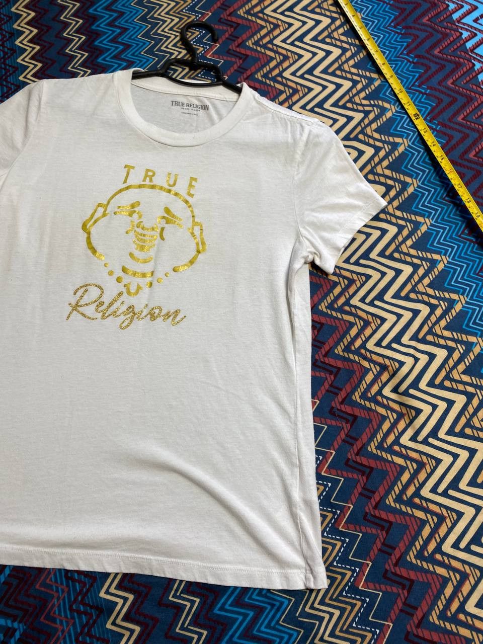 True Religion × Vintage True Religion Brand Jeans Graphic Tee Vintage Streetwear Size L / US 10 / IT 46 - 15 Thumbnail