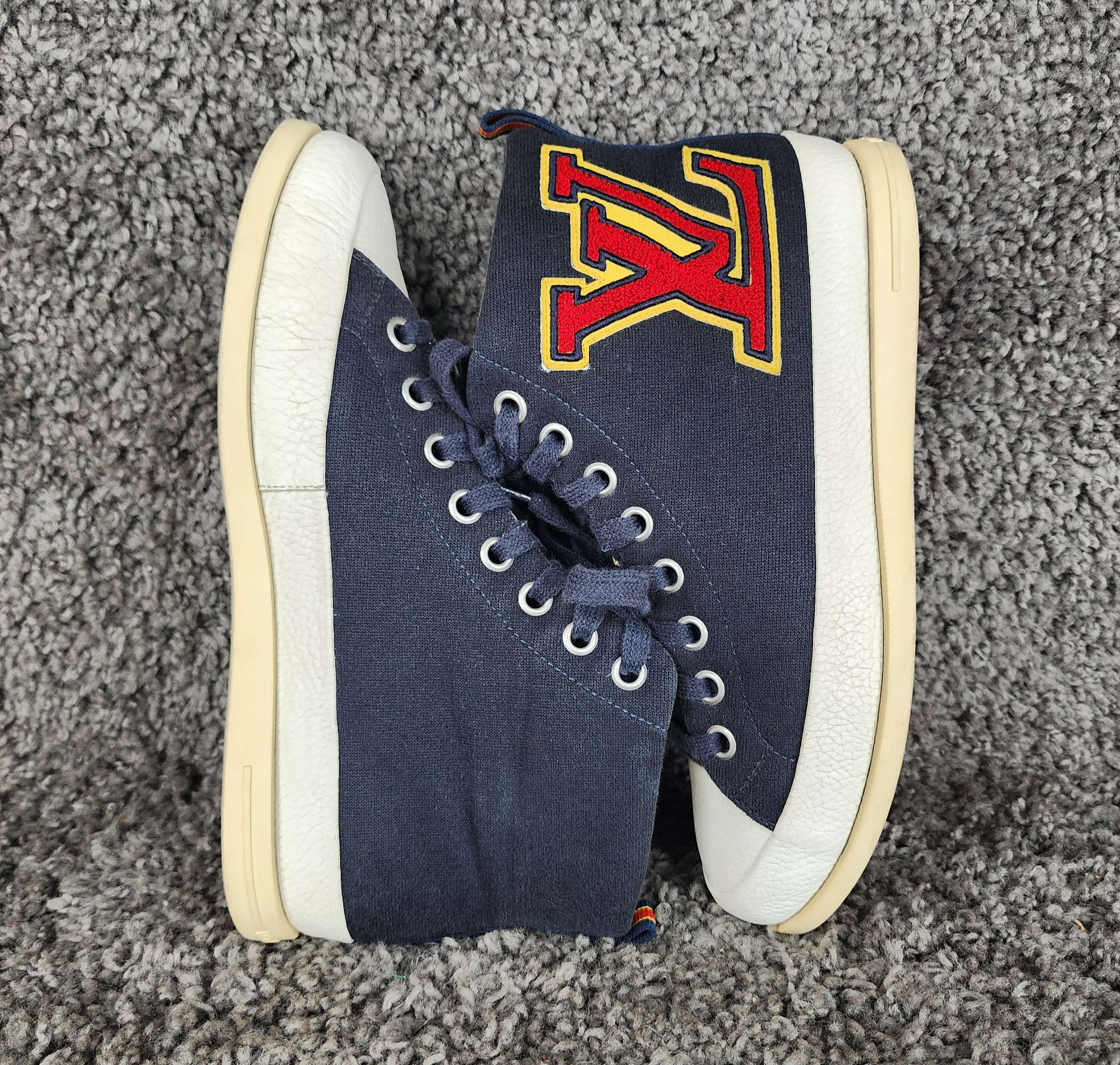Louis Vuitton Louis Vuitton Fastball navy Hi top sneakers Size US 7 / EU 40 - 2 Thumbnail