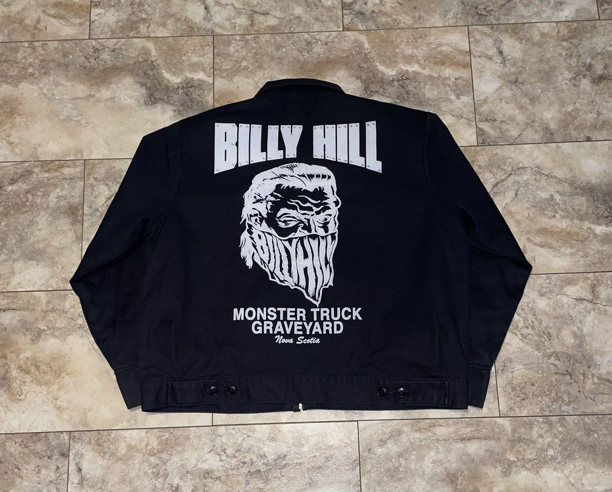 image of Billy Hill Dickies Monster Truck Graveyard Jacket Black , Men's (Size 2XL)