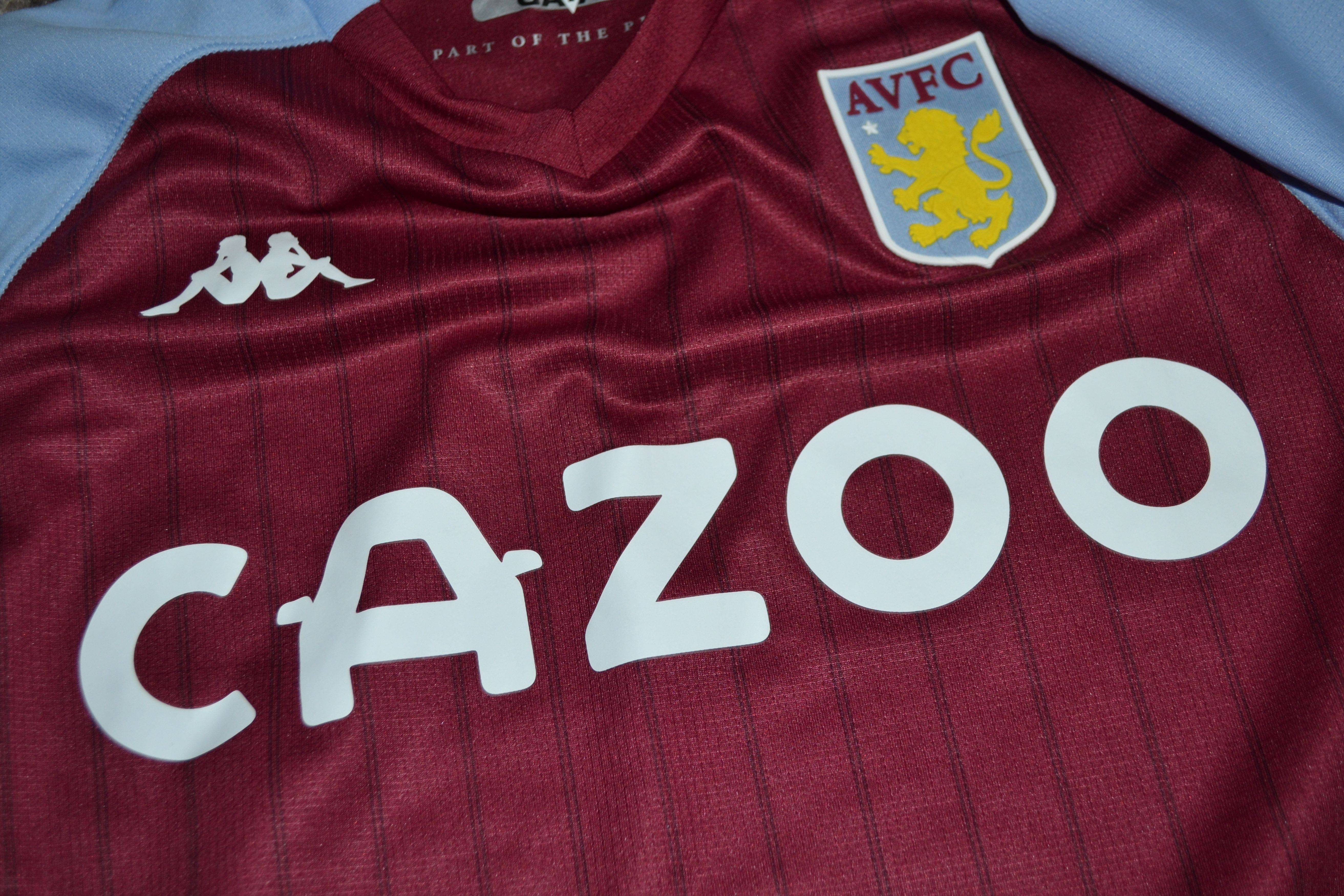 Kappa Aston Villa AUTHENTIC 2021 2022 Home Kit Shirt Soccer Jersey Size M / US 6-8 / IT 42-44 - 4 Thumbnail
