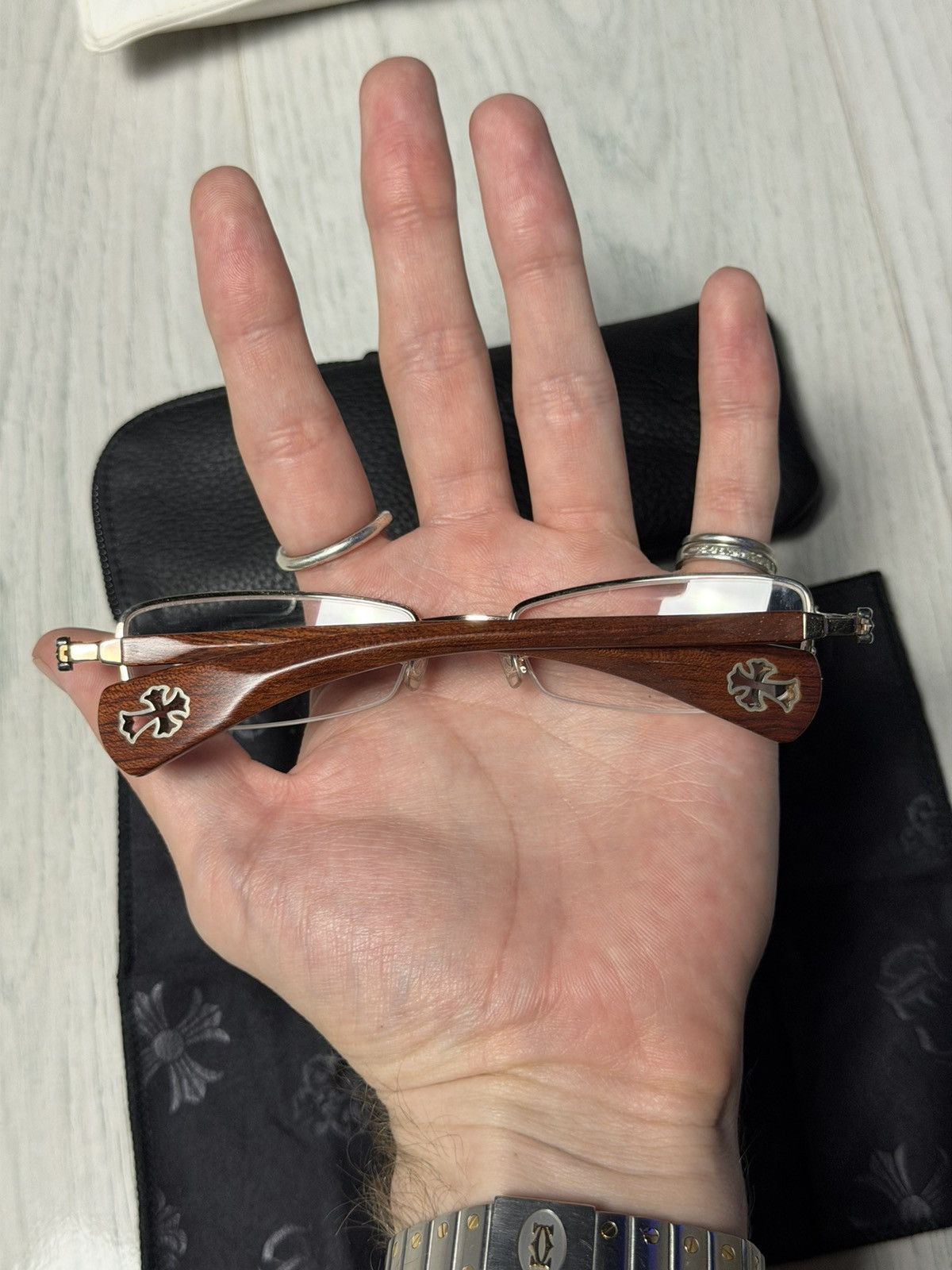 Chrome Hearts Chrome Hearts Wood “Rocks” Glasses Size ONE SIZE - 2 Thumbnail