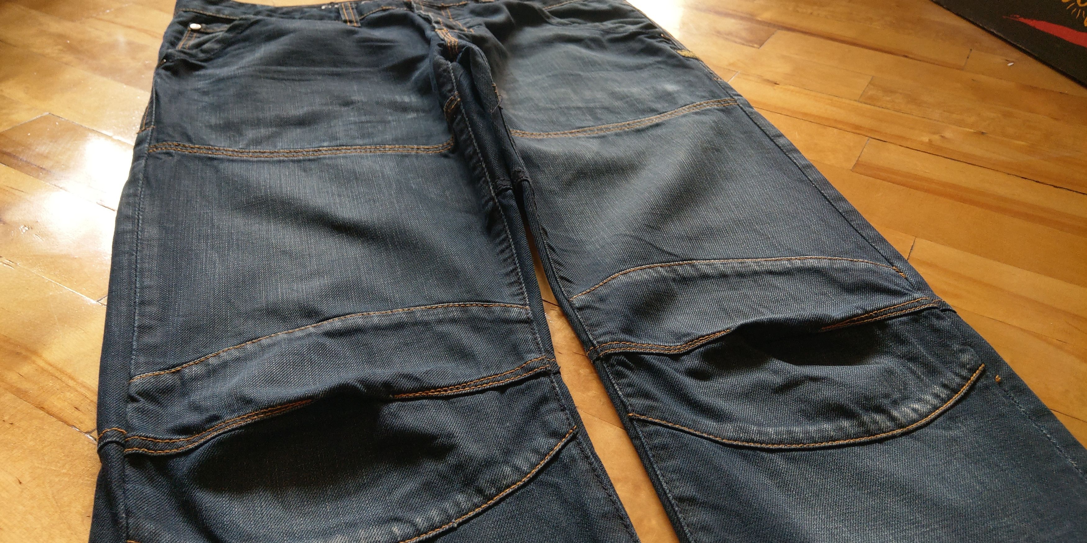 G-Star G-Star Typography Pants Flared Baggy Denim Goth GS RAW Size US 36 / EU 52 - 4 Thumbnail